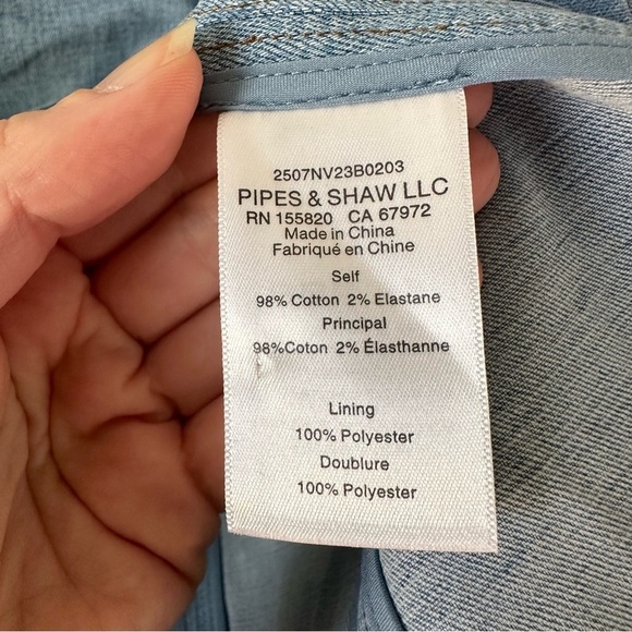 NWT VERONICA BEARD Avalina Denim Vest in Blue Mirage SZ US 6 - Picture 6 of 8